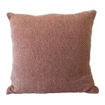 Bawełniana poszewka na poduszkę ceglasta czerwień