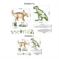 Naklejka Tyranozaur Triceratops DK398