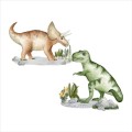 Naklejka Tyranozaur Triceratops DK398