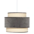 Lampa wisząca Tika szara | Atmosphera