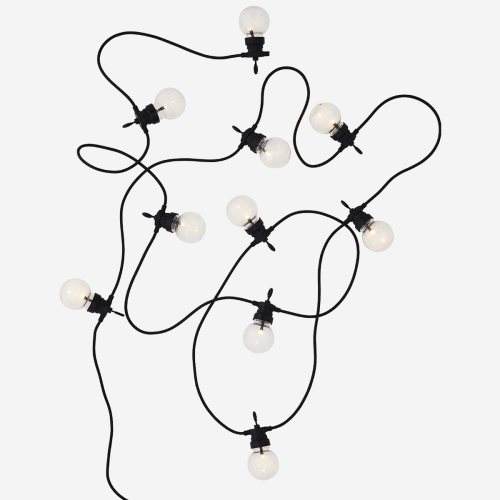 Żarówki na kablu na zewnątrz i wewnątrz Madam Stoltz czarne