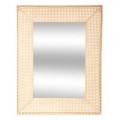 Prostokątne lustro w ramie z plecionki 70x90| Atmosphera