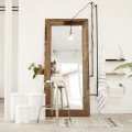 Lustro w drewnianej ramie Pure Nature- wysokie | House Doctor 