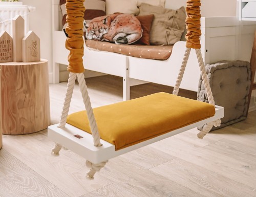 Tapicerowana huśtawka FUNQY SWING I rozmiary kolory