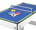 Stół do gier 4 w 1: PIŁKARZYKI, BILARD, TENIS, CYMBERGAJ