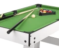 Stół do gier 4 w 1: PIŁKARZYKI, BILARD, TENIS, CYMBERGAJ