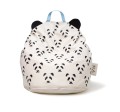 Puf BINI WITH PANDAS | z niebieskim uchwytem