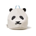 Puf BINI WITH PANDAS | z niebieskim uchwytem
