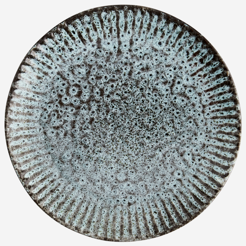 Komplet 6  kamionkowych talerzy dużych |  Madam Stoltz