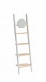 Drabinka ASHME mała z lusterkiem, jesionowe półki