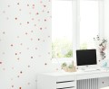Tapeta dla dzieci Coral Dancing Dots