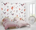 Tapeta dla dzieci Crimson Birds 2