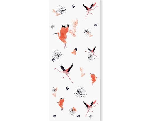 Tapeta dla dzieci Crimson Birds 2