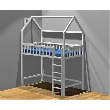 Piętrowe łóżko domek Moonlight