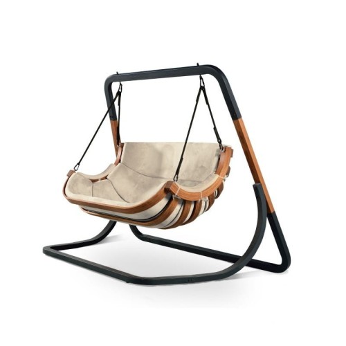 Fotel bujany podwójny