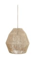 Lampa wisząca z juty | Madam Stoltz - ostatnia sztuka!