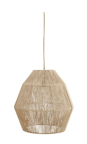 Lampa wisząca z juty | Madam Stoltz - ostatnia sztuka!
