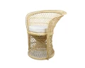 Fotel z naturalnego rattanu 
