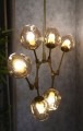 Lampa wisząca L Twig Złoty 160x46cm