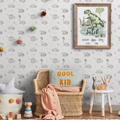 TAPETA DINOZAURY W31  | Yoko design