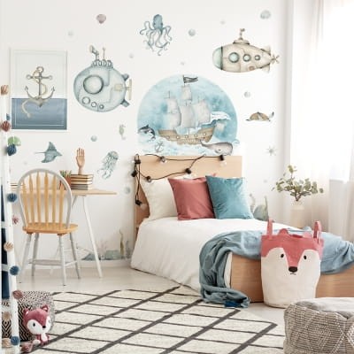  Zestaw naklejek ŁODZIE PODWODNE DK442 |  Yoko design