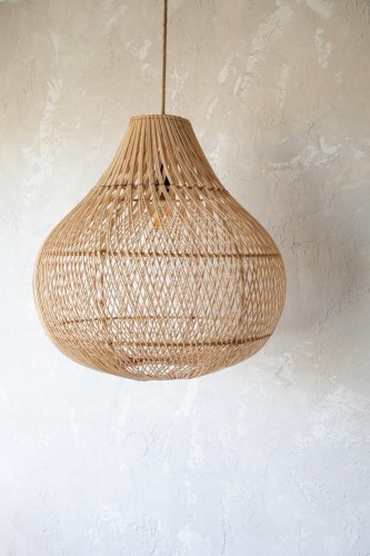 Rattanowa lampa/abażur  Bottle| Bazar Bizar rozmiary