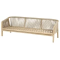 Drewniana sofa ogrodowa Papua 3-osobowa