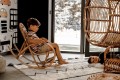 Rattanowy wiszący fotel Kai Junior