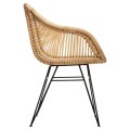 Rattanowy fotel Koeta | Atmosphera