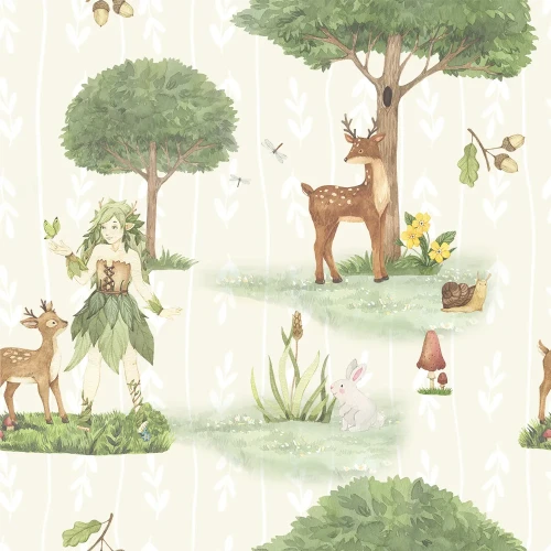 Tapeta Zielona Knieja W58 | Yoko Design  