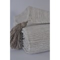Narzuta z chwostami Carmen 200x220cm | Beż melanż  