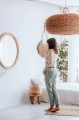 Lampa rattanowa Star