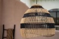 Rattanowa lampa Striped | rozmiary