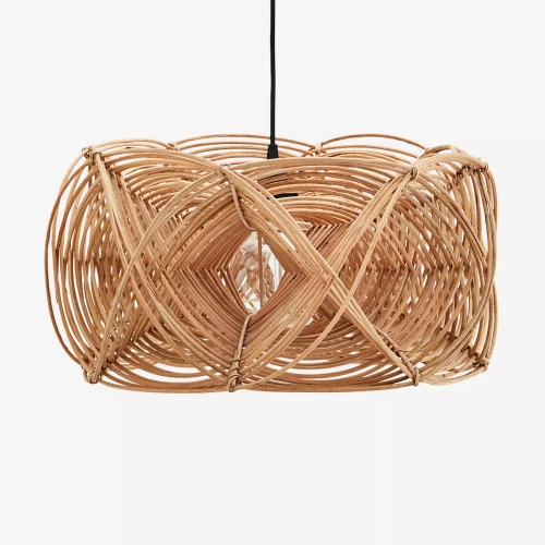 Pleciona lampa z rattanu | Madam Stoltz 