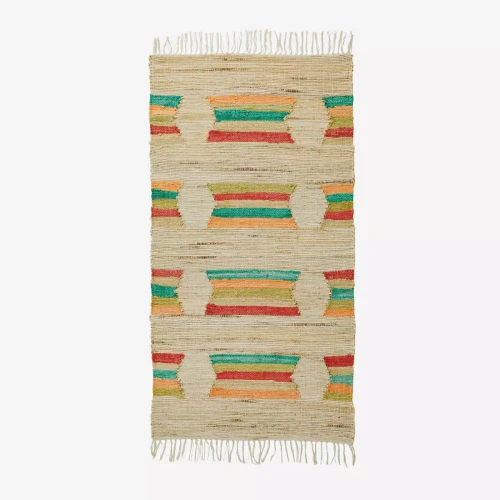 Chodnik z juty z kolorowym akcentem  | Madam Stoltz 