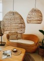 Rattanowa lampa Cezar L naturalna