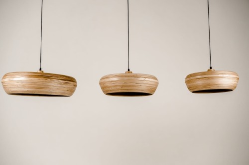 Lampa Wafa z bambusa | Rozmiary