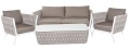 Sofa 2-osobowa Kampala White | Miloo Home 