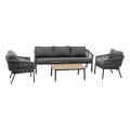 Zestaw mebli ogrodowych Oriengo | Grafit
