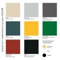 Biurko B-DES3 COLOR z kontenerem z szufladami | Rozmiary  
