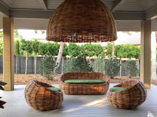 Rattanowy zestaw wypoczynkowy