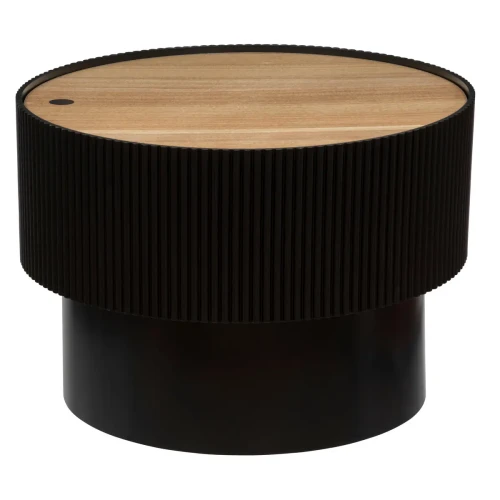 Stolik kawowy ENOLA 55cm | Czarny | Atmosphera