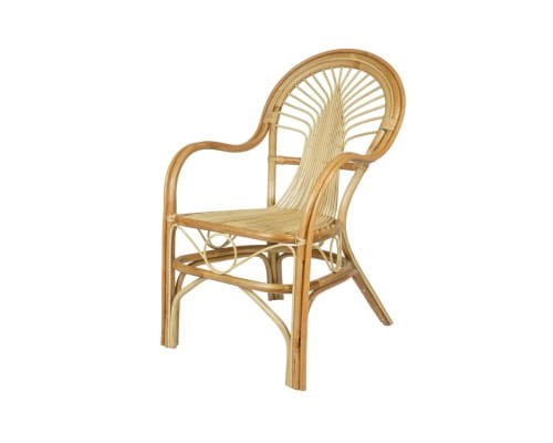 Rattanowy fotel