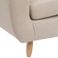 Sofa dwuosobowa Retro | Beżowa | Atmosphera