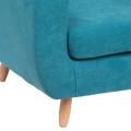 Sofa dwuosobowa Retro | Niebieska | Atmosphera 