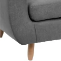 Sofa trzyosobowa Retro | Szara | Atmosphera