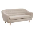 Sofa trzyosobowa Retro | Beżowa | Atmosphera 