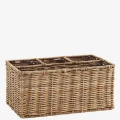 Rattanowy organizer na biurko | Madam Stoltz