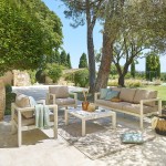 Zestaw mebli ogrodowych 5-osobowy Evasion clay