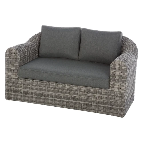 Sofa ogrodowa 2-osobowa Moorea - ciemna